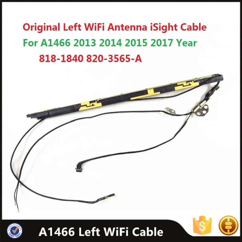 Оригинальный левый шарнир A1466 WiFi антенна iSight кабель 818-1840 820-3565-A для MacBook Air 11