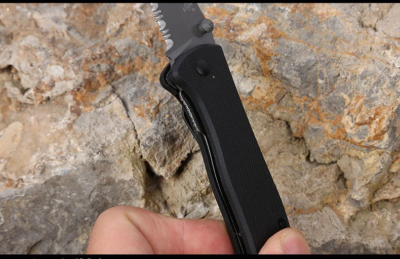 Sanrenmu 7007 Карманный EDC выживания складной нож с зажимом для ремня для путешествий и кемпинга