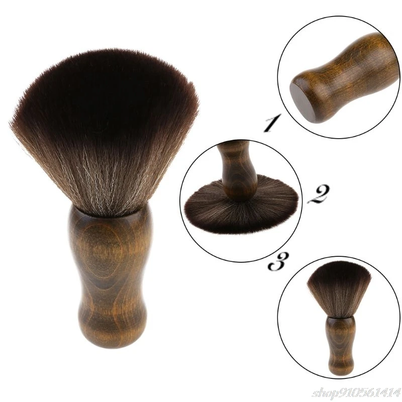 Антистатическая мягкая щетка для очистки волос с деревянной ручкой и