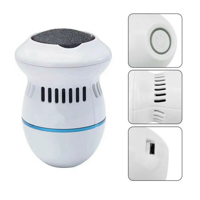 

Electric Foot Grinder Vacuum Callus Remover Foot Pedicure Tools Rechargeable Foot Files Clean Tools for Hard Cracked Skin