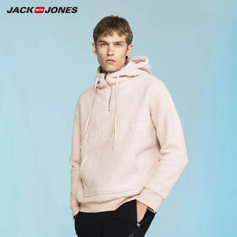 JackJones мужская толстовка с вышитым буквенным принтом Повседневная Толстовка