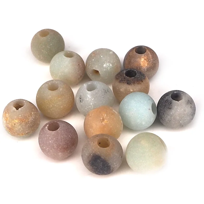 10 шт. бусины из натурального амазонита диаметром мм с отверстием 3 | Украшения и
