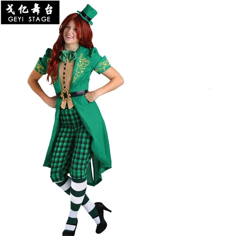 Ирландские изумрудно-зеленым бело-серые День Святого Патрика Национальный