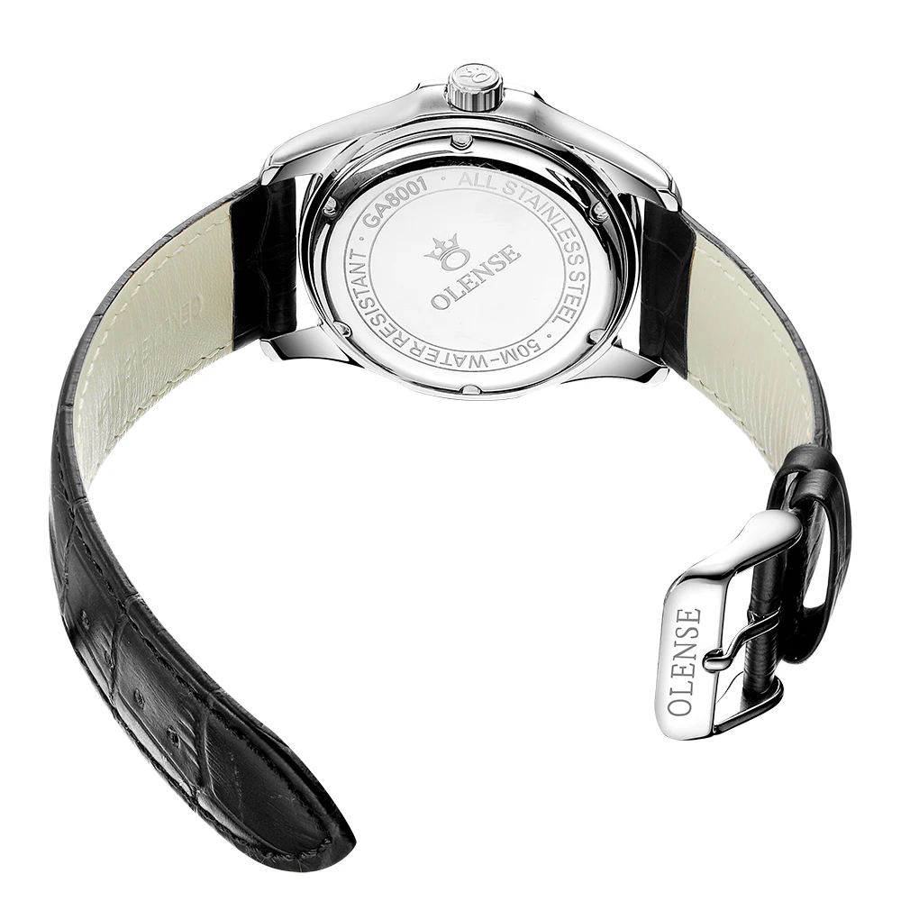 

Men's watch genuine leather strap watch sapphire glass Japanese mechanical movement design men's watch