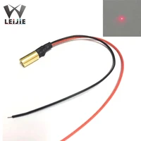 1pcs 650nm 5mw 6mmx16mm 3v 5v industrial mini red dot laser head module with internal focusing distance