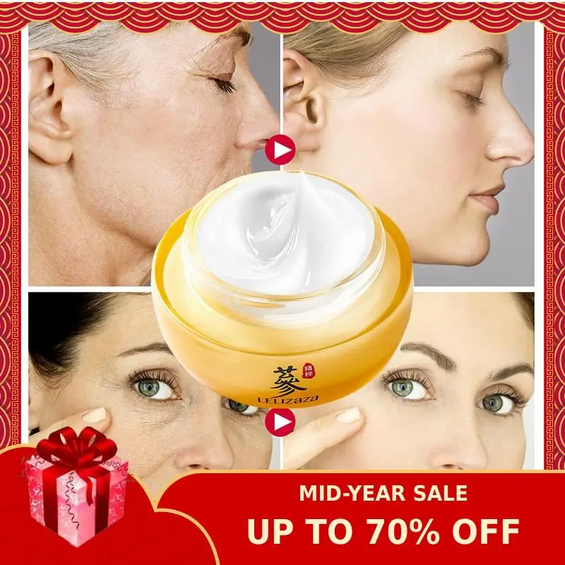 Антивозрастной крем для лица сухого ухода за кожей эссенция женьшеня