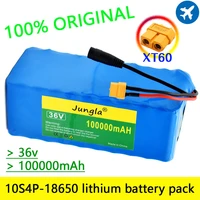 newest 36v 10s4p 100ah battery pack 1000w high power battery 42v100000mah ebike electric bicycle bms 42v battery with xt60 plug