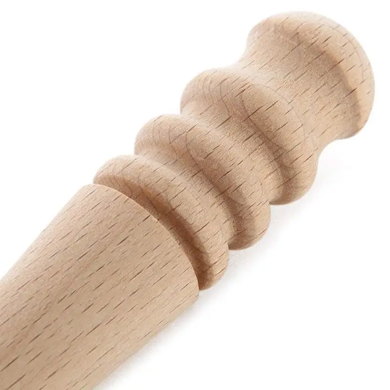 

Multi-Size Wood Slicker (10 PCS) Leather Leathercraft Solid Wood Round Burnishing