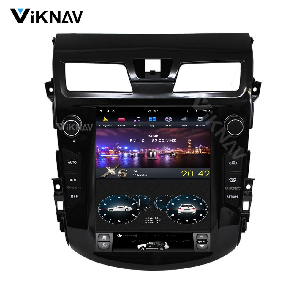 Для Nissan Teana 2013 2018 10 4 дюймов Автомобильный GPS навигатор DVD мультимедийный плеер