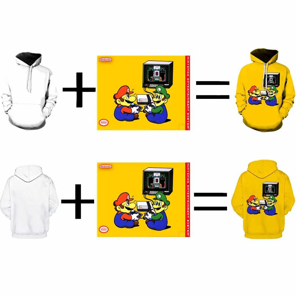 

3D hoodie women/men fashion long sleeve hooded sweatshirt hot sale casual wear plus size 6xl customer customization