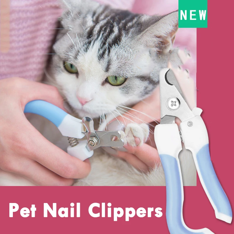 

Professional Pet Cat Dog Nail Clipper Cutter Stainless Steel Grooming Scissors Clippers Claw Nail Scissors With Lock
