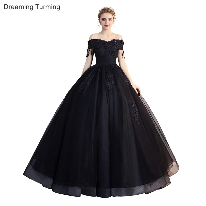 Дешевые Длинные Бордовые Платья Quinceanera тюлевые аппликации кружево элегантное