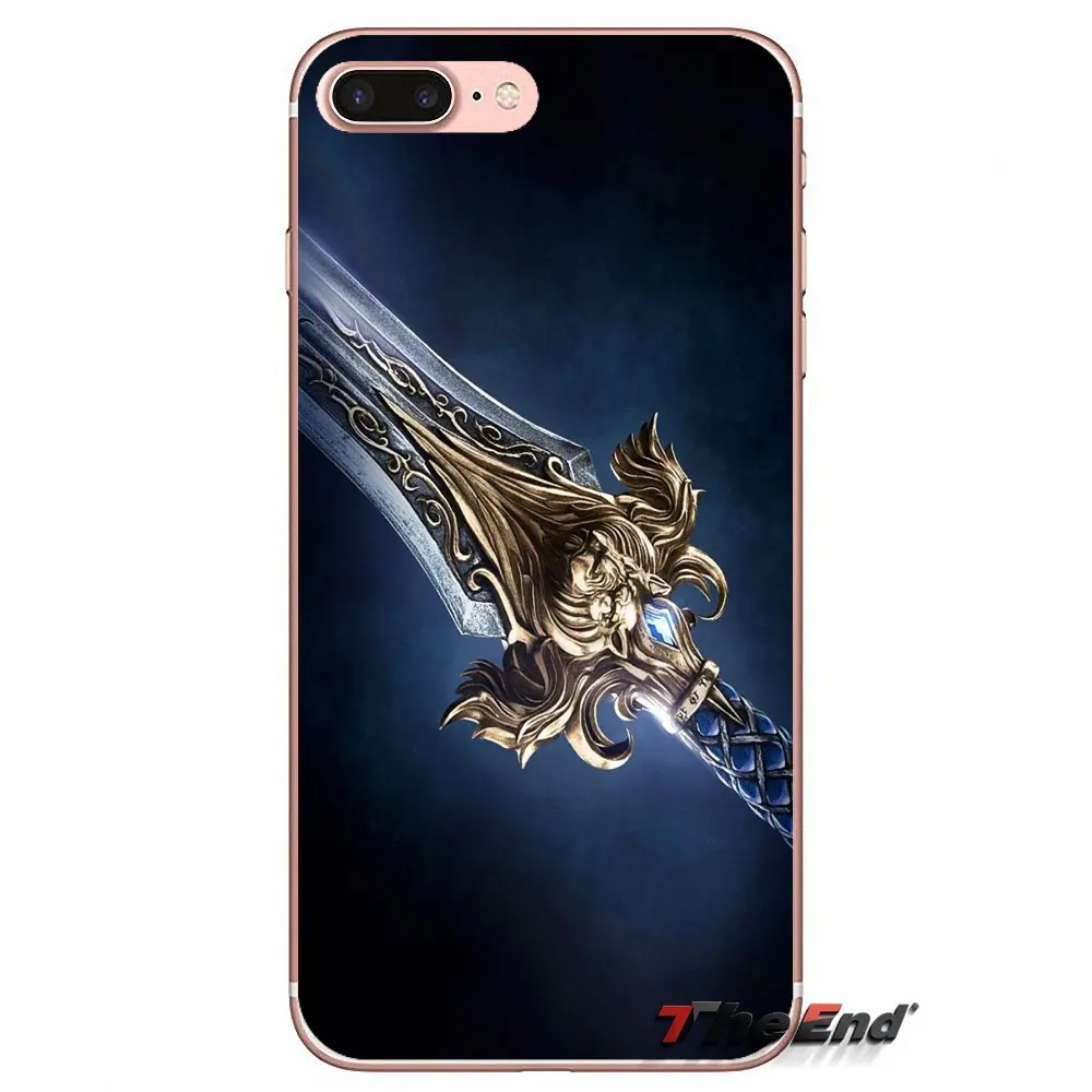 Прозрачный чехол из TPU с логотипом Льва World of Warcraft WOW для Apple iPhone X 4 4S 5 5S SE 5C 6 6S 7 8 Plus 6sPlus 6Plus 7plus 8plus.