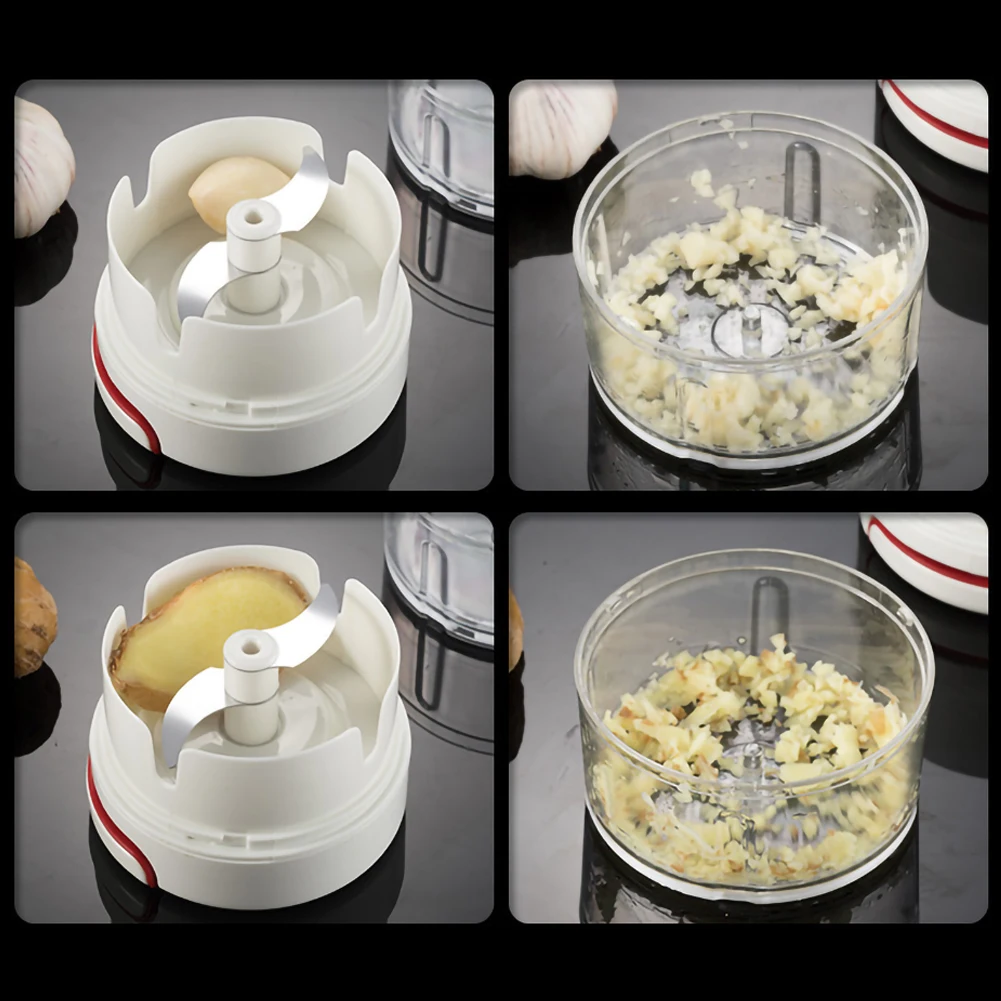 Мини Портативный чесночная пресс дробилка Ручной резак кухонный инструмент