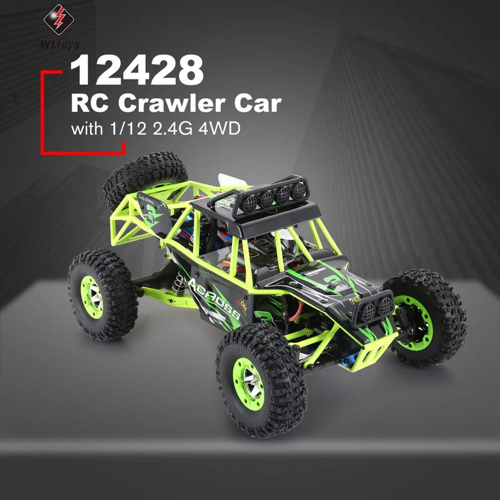 Wltoys XKS 1/12 2,4G 4WD высокоскоростной Электрический матовый гусеничный грузовик для пустыни RC внедорожный багги автомобиль с светодиодный светильник