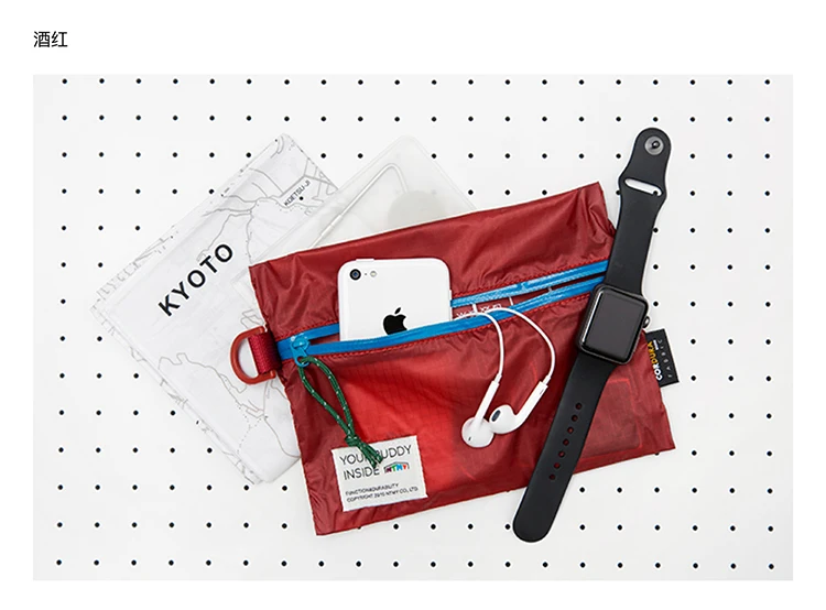 

Japanese Style Storage Bag Unisex Modern Stylish Ipod Bag Ultra-light functional fabric Passport Bag Minimalist Clutch