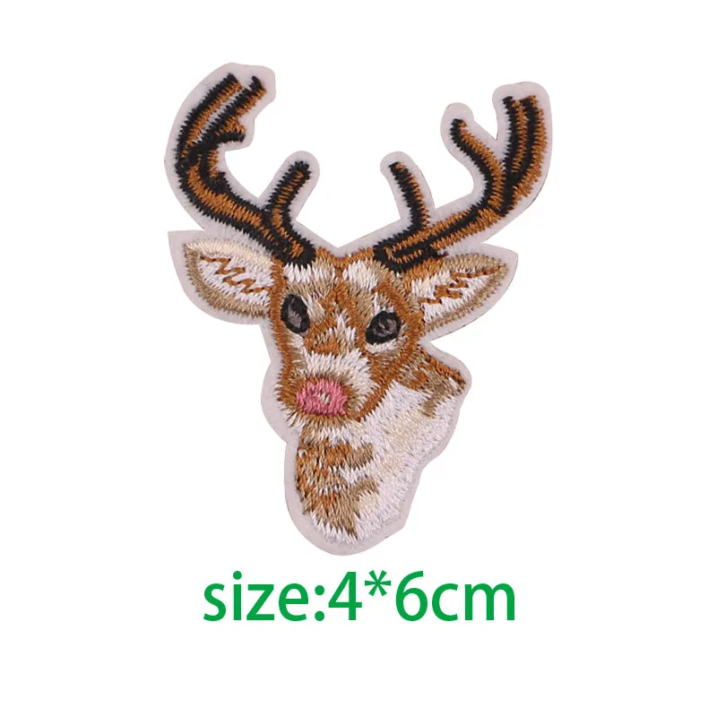 Нашивка-аппликация для одежды с изображением пчелы рождественского оленя | Дом и