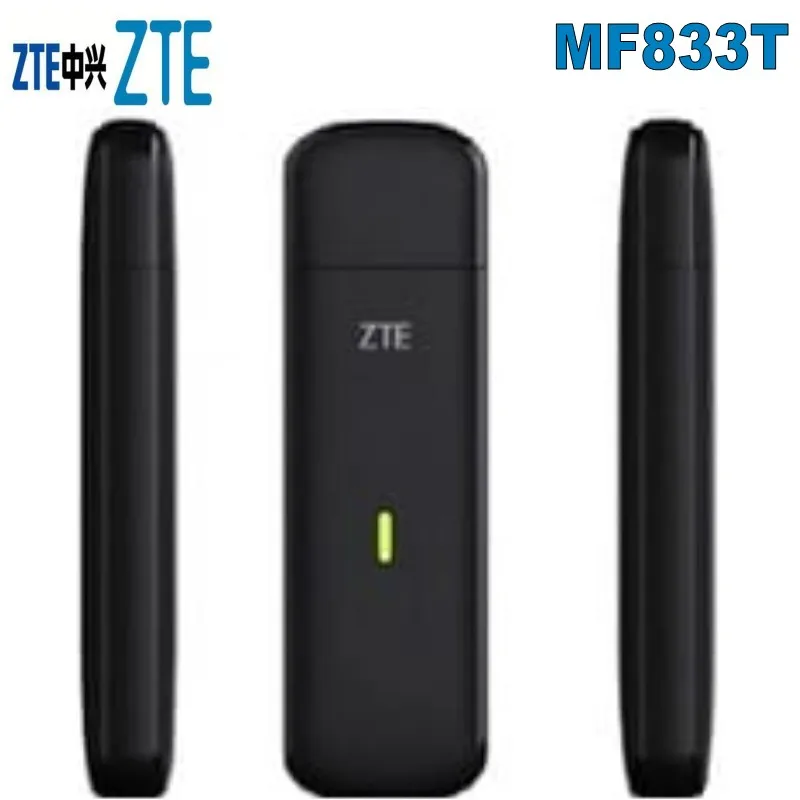 Оригинальный разблокированный ключ ZTE MF833T 4G LTE FDD B1/B2/B4/B5/B28/B7MHz и TDD: B40(B38 или B41)|router