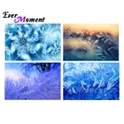 Алмазная живопись с ледяными цветами, полотняные решетки для окон, снежинка, клей для домашнего декора, полные квадратные полимерные сверла ASF2403