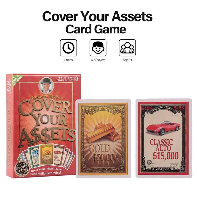 

Cover Your Assets Card Game Fun Family-Friendly Set-Collecting Game Enjoyed by Kids Teens and Adults of Skull King