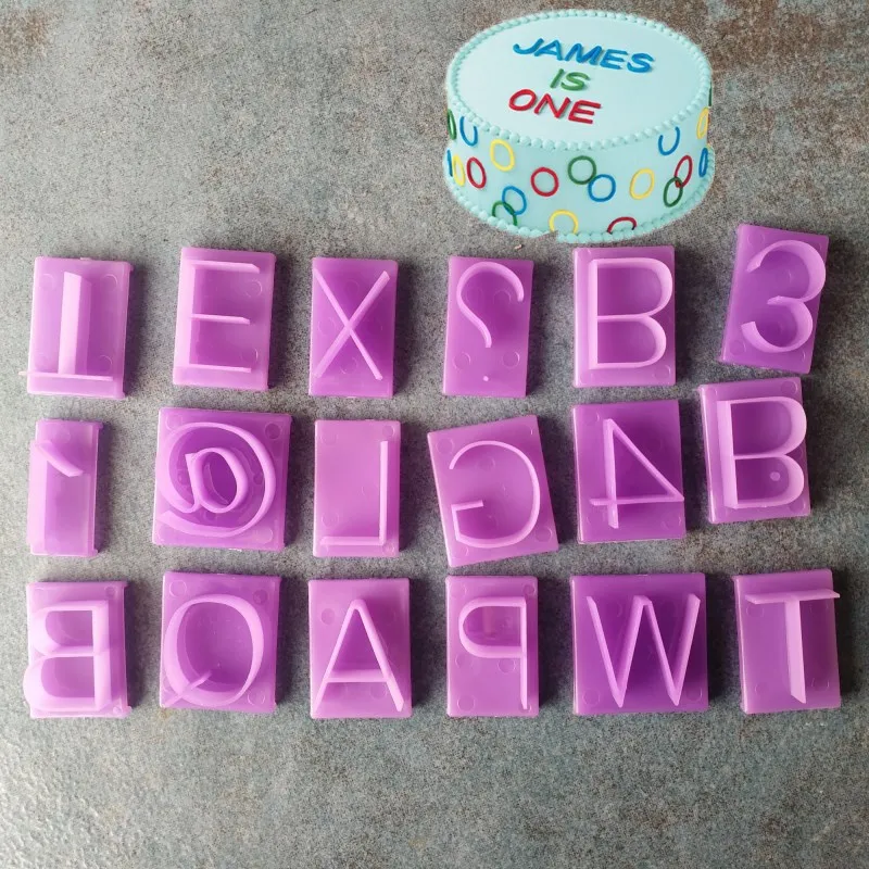 

Буквенно-цифровые символы пластиковые формы для торта помадка для бисквита уплотнительная форма DIY форма для выпечки оптовая продажа