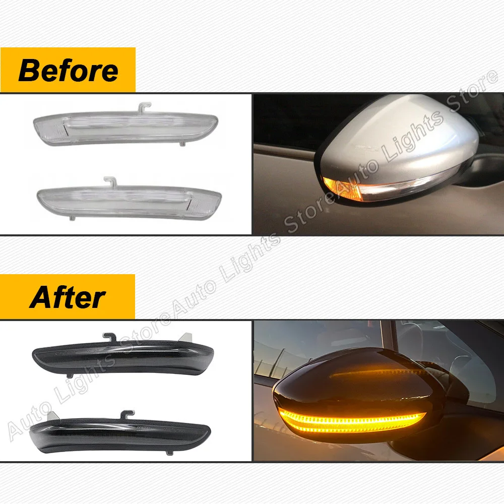 Для Peugeot 2008 208 для Citroen C3 C4 Cactus Opel/Vauxhall Corsa F динамические светодиодные боковые