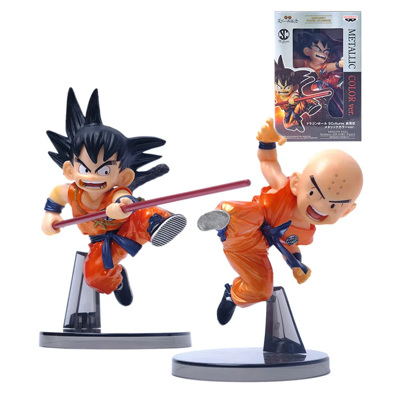 

Фигурка героя аниме Dragon Ball, Сон Гоку, фигурка куриририна, игрушки для мальчиков, рождественские подарки для детей, милая коллекция мультяшны...
