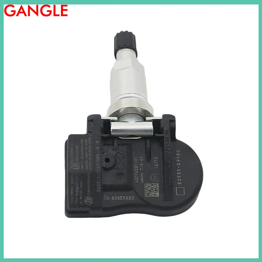 Датчик давления в шинах KIA OPTIMA (JF) SORENTO TPMS датчик 433 МГц для 2015 2016 2018 2019 2020 HYUNDAI 52933-D9100