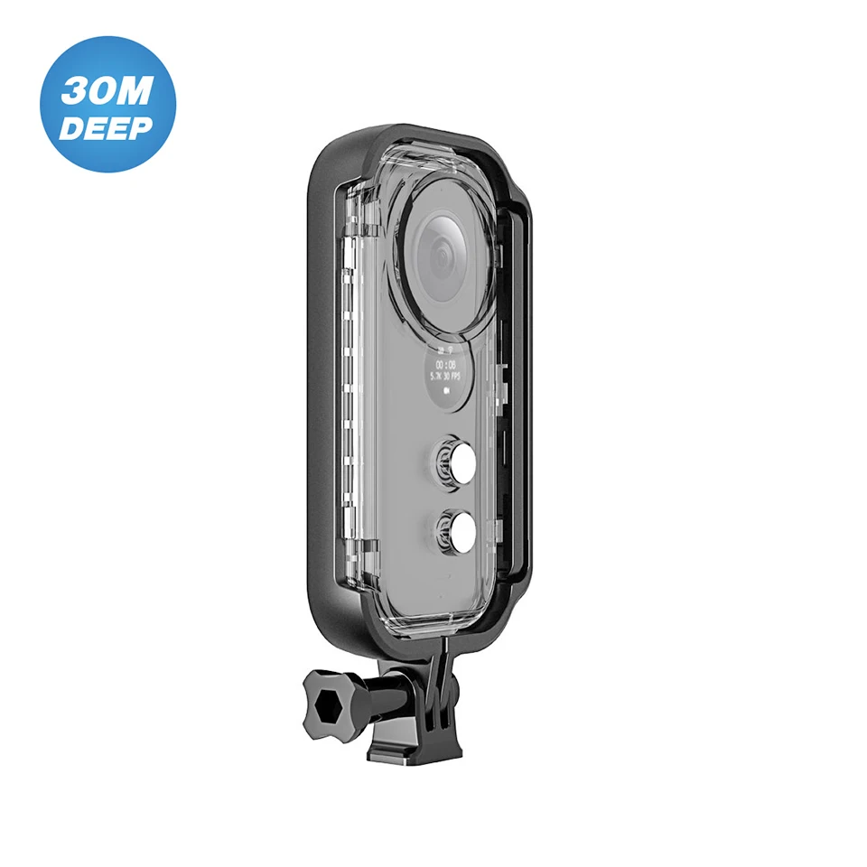 30m Dive Waterproof Housing Diving Case for Insta360 ONE X Panoramic Camera Snorkeling Swimming Venture Protection Shell |