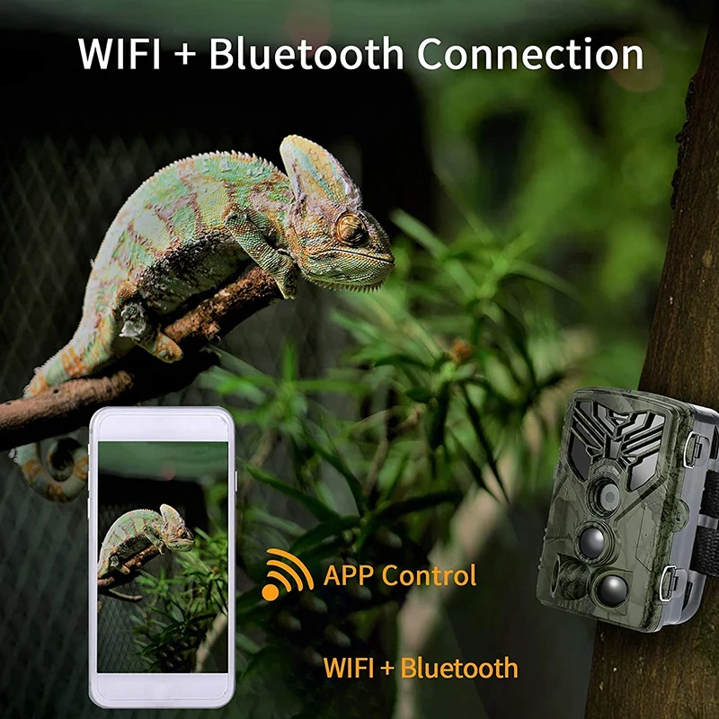 Pаспродажа Охотничья камера с Wi-Fi, Bluetooth, 20 МП, 1080P