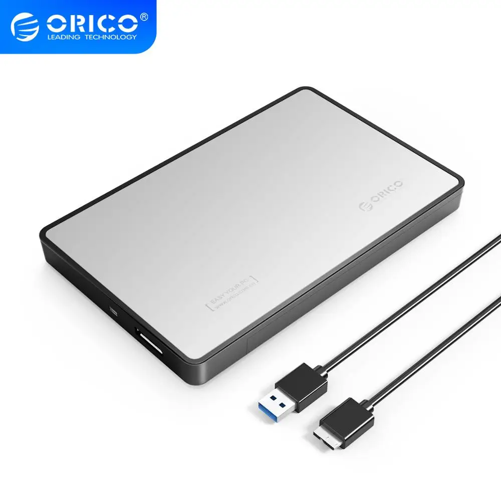 Внешний корпус для жесткого диска ORICO 2 5 дюйма USB 3 0 чехол 9 мм 7 поддержка SATA HDD SSD