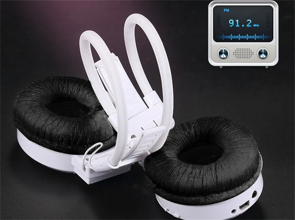 Складная спортивная беспроводная гарнитура с поддержкой TF карты стереонаушники