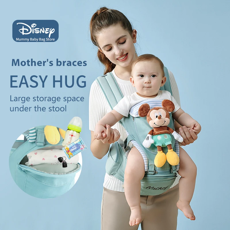 Disney Ergonomic Baby Carrier Backpack Infant Baby Hipseat Carrier Front Facing Ergonomic Ventilation Baby Sling Travel Backpack