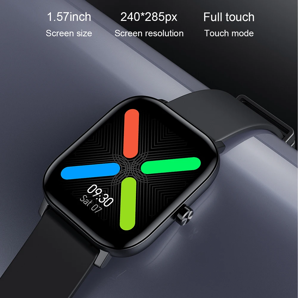 Senbono Smart Watch I10 For Men Fitness Tracker watch Sport Bluetooth Call Smartwatch Sleep Monitor IP67 Waterproof Square Dial |