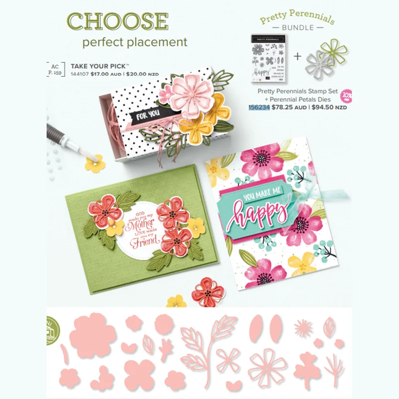 

2021 New Flower Metal Cutting Dies and stamps Craft Handmade Album Handbook Decor DIY Scrapbooking Card Stencil Paper 158 159