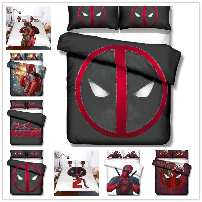 Набор постельного белья Marvel Deadpool hero 3D постельное белье с пододеяльником