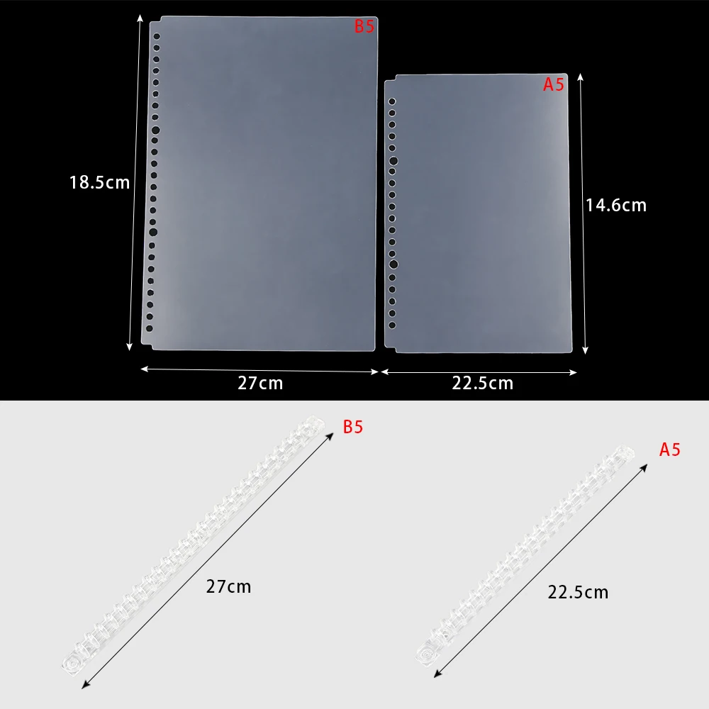 Модный разноцветный полипропиленовый разделитель на спирали для спиральных