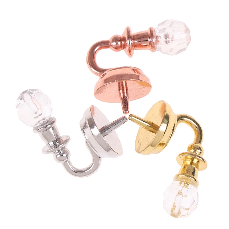 

1Pair 1:12 Dollhouse Miniature Wall Light Lamp Model Decoration Accessories Toys