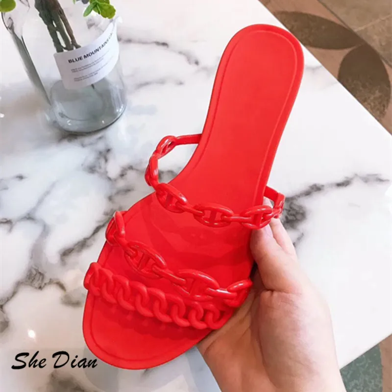2020 классические гелевые женские тапочки мягкие пляжные повседневные летние