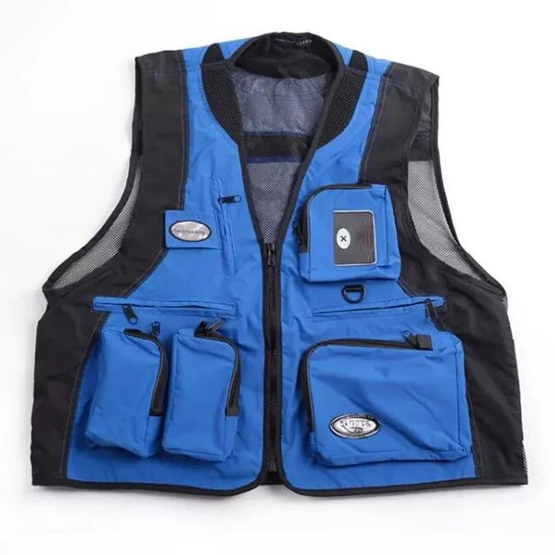 Жилет для рыбалки пар жилет фотосъемки комбинезон с несколькими карманами