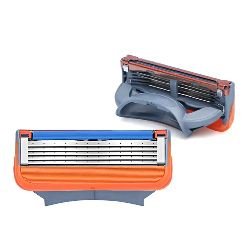 5 слоев ручного бритья мужские бритвы сменные лезвия для бритвы лезвия безопасности бритва головка для мужчин бритва лезвия для бороды головы