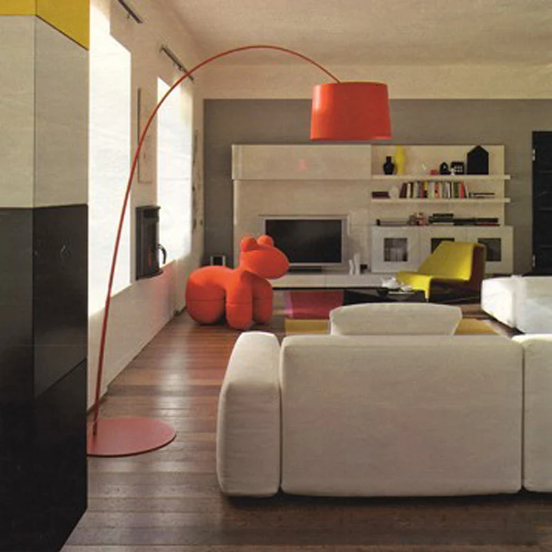 Светодиодная Напольная Лампа для рыбалки современный светильник с подставкой