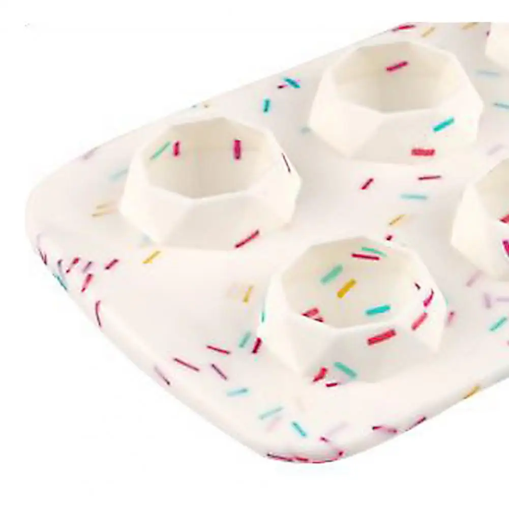 

Ice Cube Maker Eco-friendly Anti-deform Silicone Ice Candy Mold Tray for Home