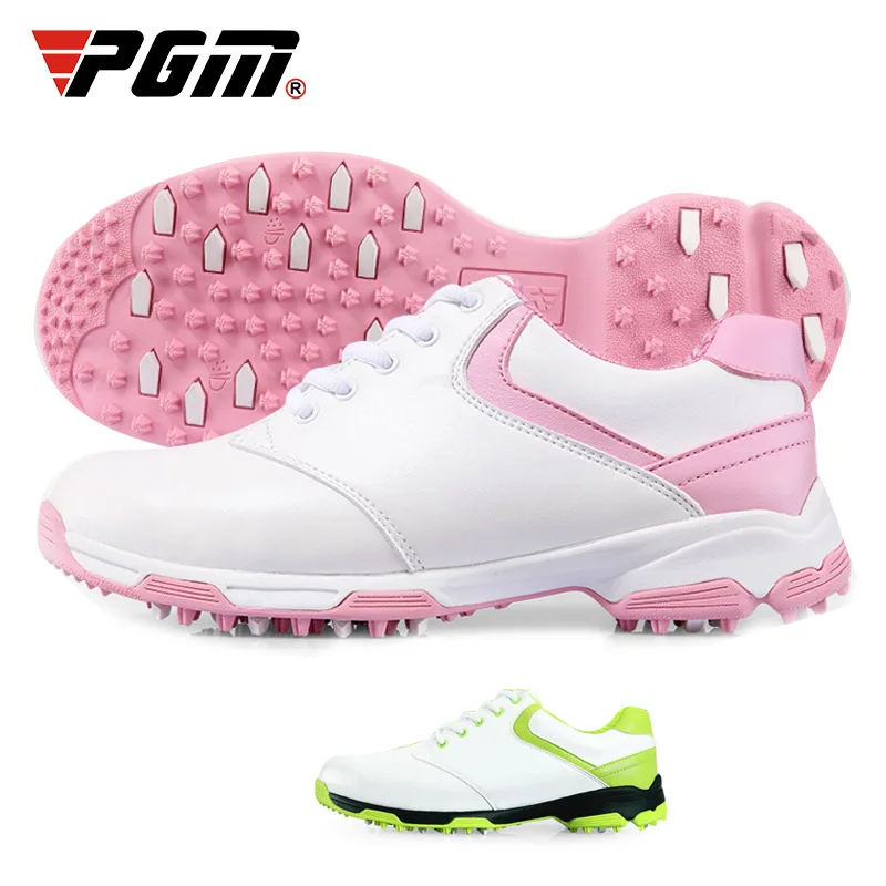 PGM Patent Design Ladies Golf Shoes Non-Slip Women Ultra-Light Waterproof Breathable Wear-Resistant Golf Sneakers 35-39