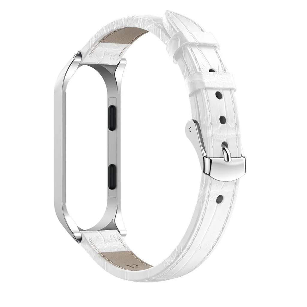 Браслет Beautyss для Xiaomi Mi Band 4 спортивный ремешок часов кожаный металлический чехол