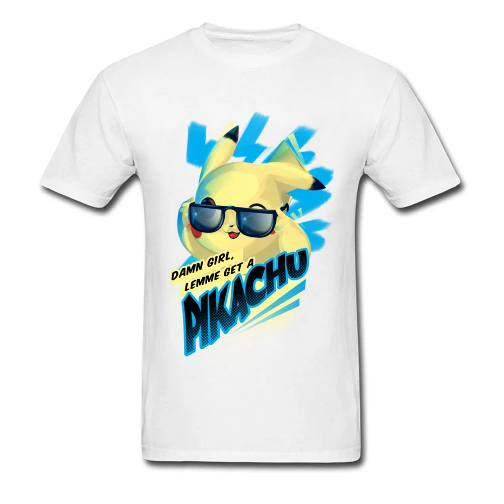 Чёртова девушка хип хоп Пикачу 2018 Новая Мужская модная футболка аниме 3D топы