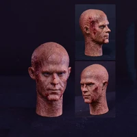 in stock 16 scale male figure accessory reynolds burnt head bald sculpture battle damaged version model for 12 inches body