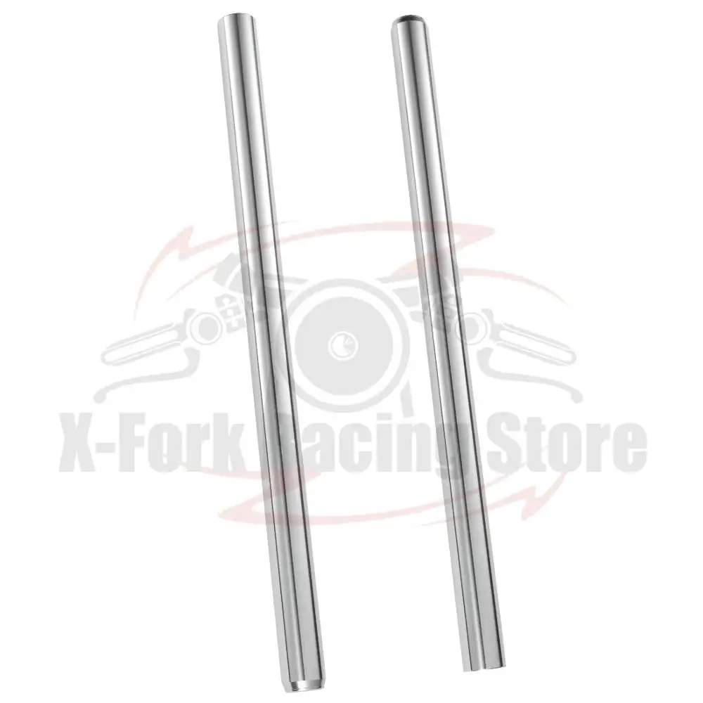 Передняя внутренняя вилка трубки пара внутренних труб Серебряный Для Yamaha XV500 VIRAGO
