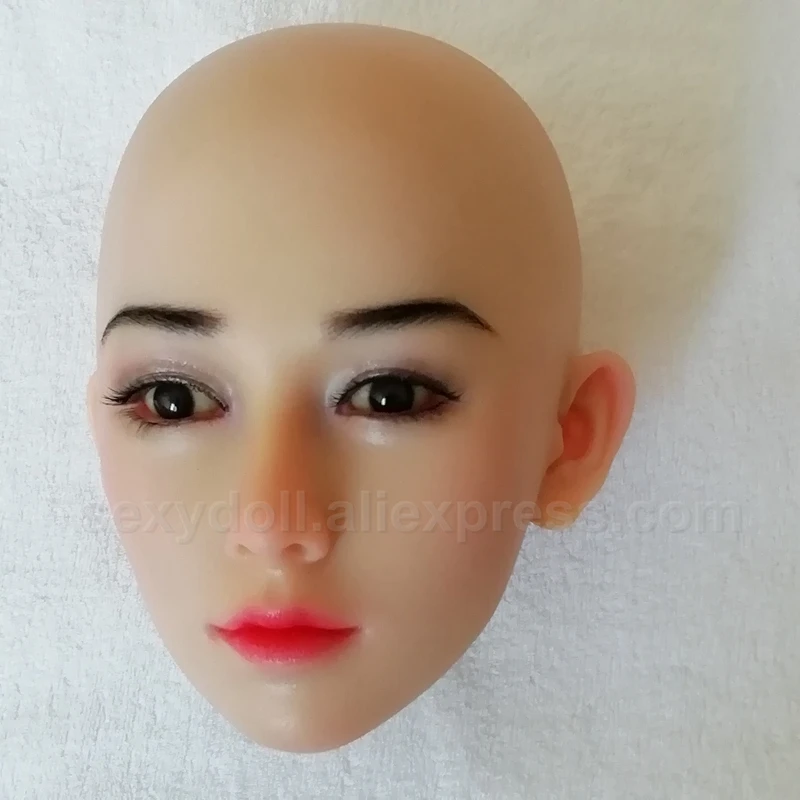 2021 NEW SILICONE SEX DOLL HEAD for 145-175cm height Japanese European real love Sex Doll For using implanted hair eyebrows | Красота и