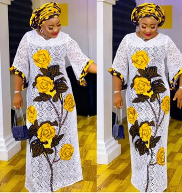 

2021 New Fashion African Dresses for Women Fashion Classic African Women Clothing Dashiki Free Size Print Loose Long Dress